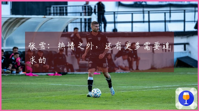 张雪：热情之外，还有更多需要追求的